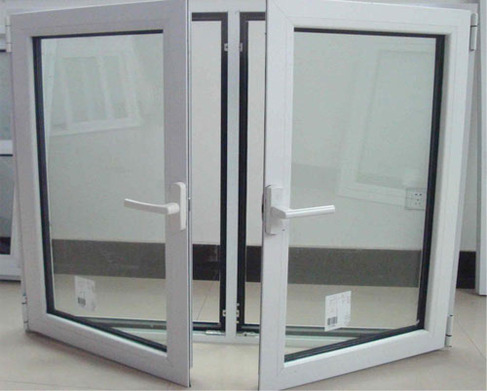 White Aluminium Double Windows White Aluminium Double Windows