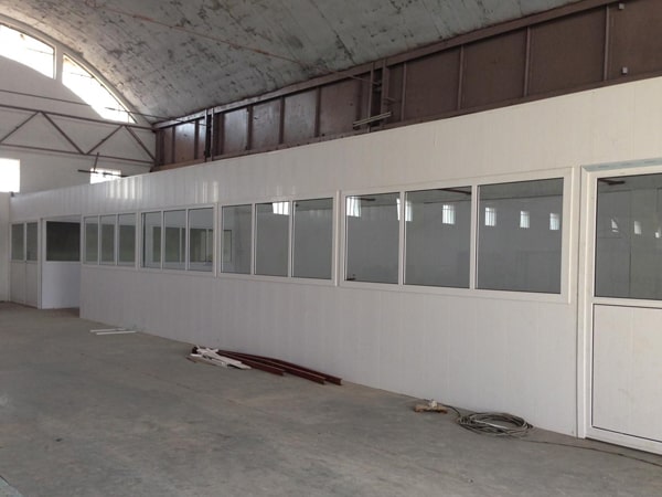 Insulated uPVC partition walls