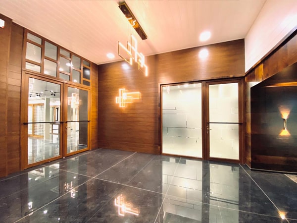 uPVC partition wall for home office
