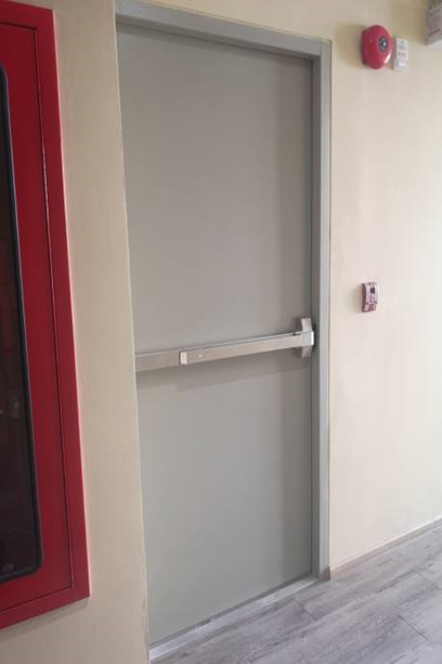 WPC Door Fires Exit Door